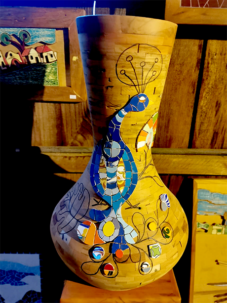 vaso mosaico_Nico Ferrara_São Bento do Sapucaí